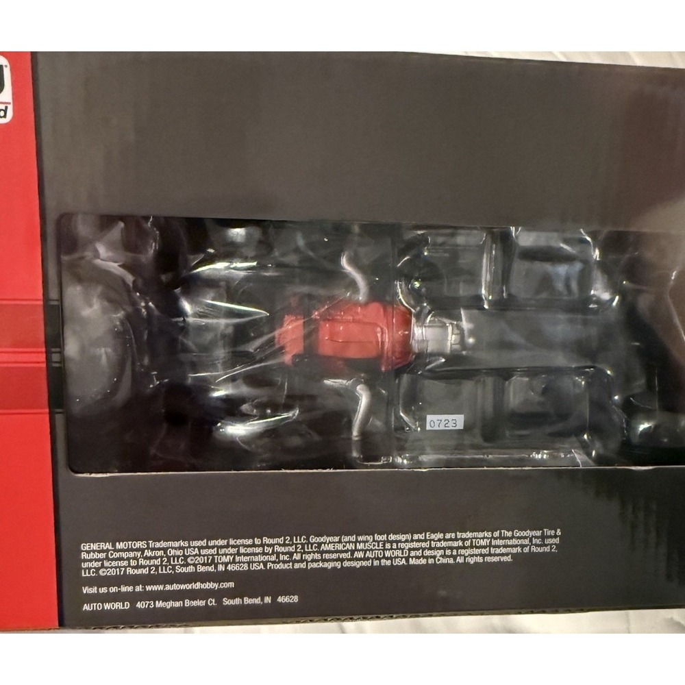 MINT NIB - Auto World American Muscle 1967‎ Black Chevy Corvette 427 Die Cast - Picture 2 of 9